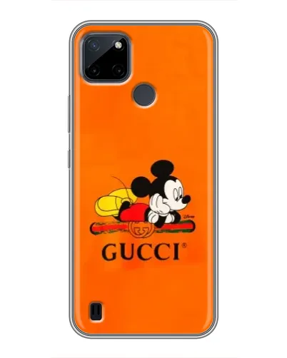 Чехол для Realme C12 с картинкой «Микки Маус Gucci — оранж» Чехол для Realme C12 с картинкой «Микки Маус Gucci — оранж»