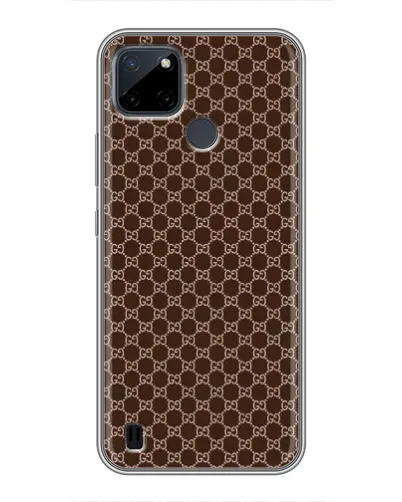Чехол для Realme C12 с картинкой «Gucci — шоколадная сетка» Чехол для Realme C12 с картинкой «Gucci — шоколадная сетка»