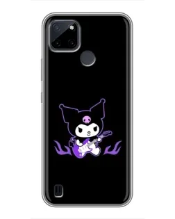 Чехол для Realme C12 с картинкой «Электрическая Kuromi»
