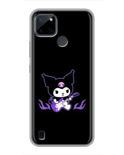 Чехол для Realme C12 с картинкой «Электрическая Kuromi»