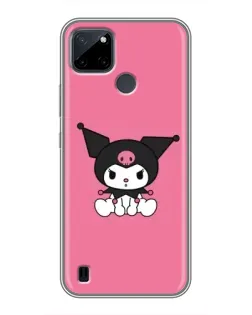 Чехол для Realme C12 с картинкой «Хмурая Kuromi»