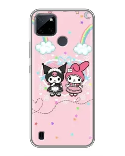Чехол для Realme C12 с картинкой «My Melody и Kuromi»