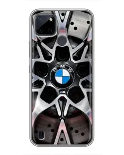 Чехол для Realme C12 с картинкой «BMW — деталь диска»