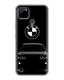 Чехол для Realme C12 с картинкой «BMW — взгляд из темноты»
