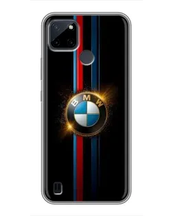 Чехол для Realme C12 с картинкой «BMW M-Power неон»
