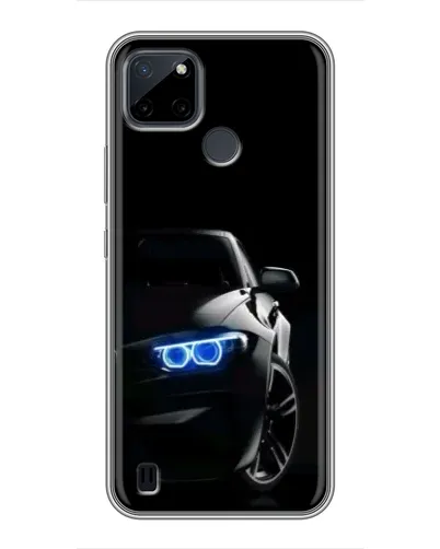 Чехол для Realme C12 с картинкой «BMW — ночной взгляд» Чехол для Realme C12 с картинкой «BMW — ночной взгляд»