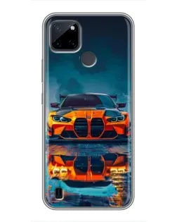 Чехол для Realme C12 с картинкой «BMW — золотая эмблема» Чехол для Realme C12 с картинкой «BMW — золотая эмблема»