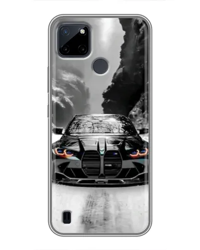 Чехол для Realme C12 с картинкой «BMW — акварельный дрифт» Чехол для Realme C12 с картинкой «BMW — акварельный дрифт»