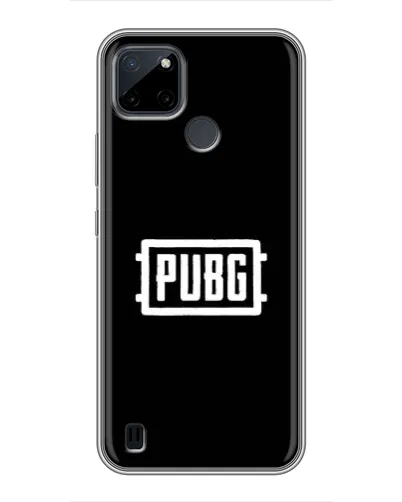 Чохол для Realme C12 з картинкою «Лого BMW — металевий блиск»