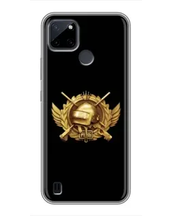 Чохол для Realme C12 з картинкою «PUBG — помаранчевий градієнт» Чохол для Realme C12 з картинкою «PUBG — помаранчевий градієнт»