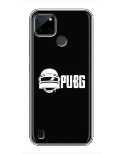 Чохол для Realme C12 з картинкою «PUBG — класичний лого»