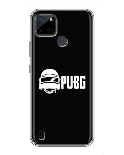 Чохол для Realme C12 з картинкою «PUBG — класичний лого»
