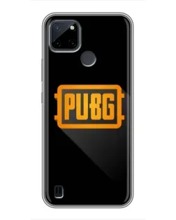 Чохол для Realme C12 з картинкою «PUBG — рамка лого»