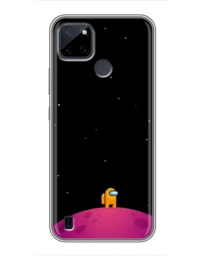 Чохол для Realme C12 з картинкою «Самотній герой на планеті» Чохол для Realme C12 з картинкою «Самотній герой на планеті»