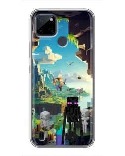 Чохол для Realme C12 з картинкою «Ендермен у лісі»