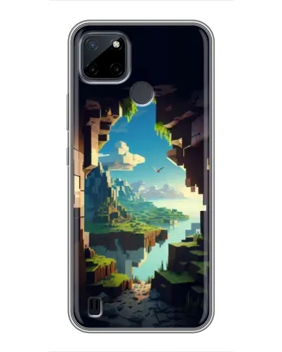 Чохол для Realme C12 з картинкою «Вид з печери»