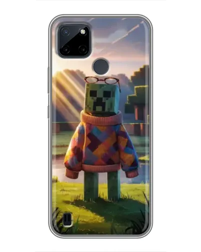 Чохол для Realme C12 з картинкою «Кріпер у светрі»