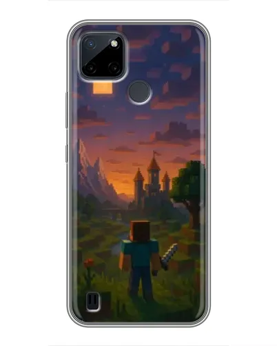 Чохол для Realme C12 з картинкою «Стів біля вежі»