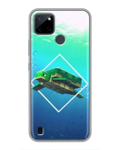 Чехол для Realme C12 с картинкой «Черепаха Minecraft» Чехол для Realme C12 с картинкой «Черепаха Minecraft»