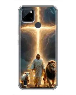 Чехол для Realme C12 с картинкой «Лев Иуды и Свет» Чехол для Realme C12 с картинкой «Лев Иуды и Свет»