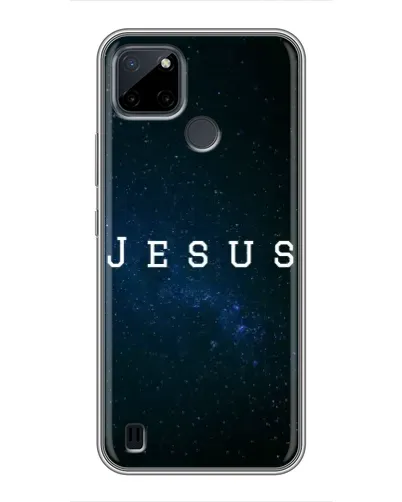 Чехол для Realme C12 с картинкой «Звездное небо Jesus»