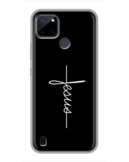 Чехол для Realme C12 с картинкой «Тонкая линия веры»