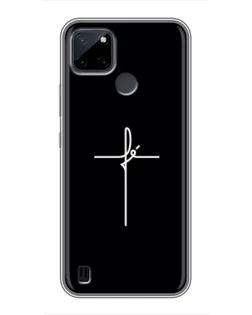 Чехол для Realme C12 с картинкой «Тонкий крест» Чехол для Realme C12 с картинкой «Тонкий крест»