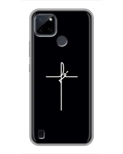 Чехол для Realme C12 с картинкой «Тонкий крест» Чехол для Realme C12 с картинкой «Тонкий крест»