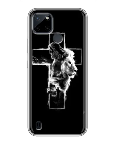 Чехол для Realme C12 с картинкой «Сияющий крест Jesus» Чехол для Realme C12 с картинкой «Сияющий крест Jesus»