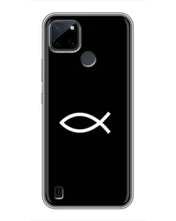 Чехол для Realme C12 с картинкой «Символ рыбы Jesus» Чехол для Realme C12 с картинкой «Символ рыбы Jesus»
