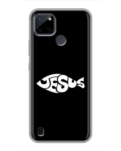 Чехол для Realme C12 с картинкой «Рыба Jesus» Чехол для Realme C12 с картинкой «Рыба Jesus»