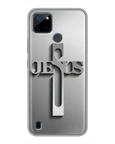 Чехол для Realme C12 с картинкой «Металлический крест Jesus» Чехол для Realme C12 с картинкой «Металлический крест Jesus»
