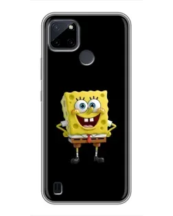 Чехол для Realme C12 с картинкой «Классический Губка Боб»