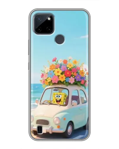 Чехол для Realme C12 с картинкой «Автомобильное путешествие»