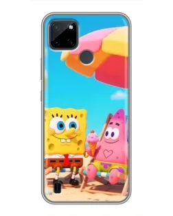 Чехол для Realme C12 с картинкой «Отдых на пляже»