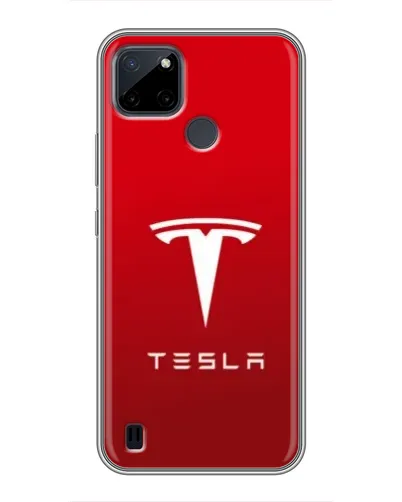 Чехол для Realme C12 с картинкой «Tesla Red Classic»