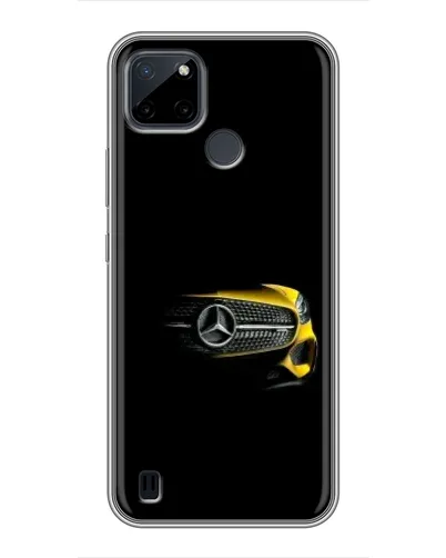 Чехол для Realme C12 с картинкой «Mercedes — ретро стиль»