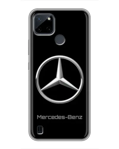 Чехол для Realme C12 с картинкой «Mercedes Silver Logo»