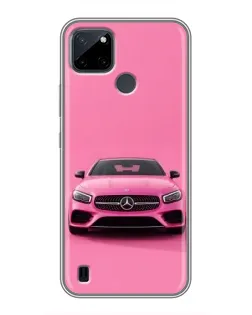 Чехол для Realme C12 с картинкой «Розовый Mercedes AMG» Чехол для Realme C12 с картинкой «Розовый Mercedes AMG»