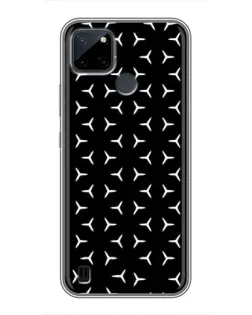 Чехол для Realme C12 с картинкой «Mercedes паттерн звезд» Чехол для Realme C12 с картинкой «Mercedes паттерн звезд»