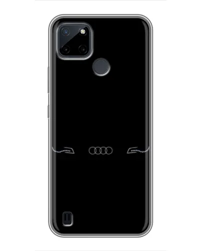 Чехол для Realme C12 с картинкой «Audi — световой подпись»