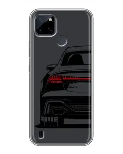 Чехол для Realme C12 с картинкой «Задняя часть Audi — арт»