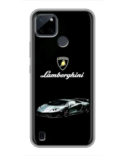 Чехол для Realme C12 с картинкой «Логотип Lamborghini классика»