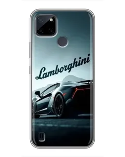 Чехол для Realme C12 с картинкой «Классическая надпись Lamborghini» Чехол для Realme C12 с картинкой «Классическая надпись Lamborghini»