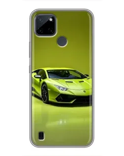 Чехол для Realme C12 с картинкой «Салатовый Lamborghini Huracan» Чехол для Realme C12 с картинкой «Салатовый Lamborghini Huracan»