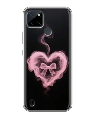 Чехол для Realme C12 с картинкой «Дымчатое сердце»