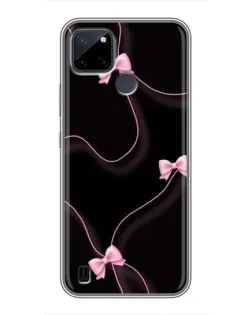 Чехол для Realme C12 с картинкой «Розовые ленты»