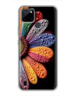 Чехол для Realme C12 с картинкой «Радужный цветок» Чехол для Realme C12 с картинкой «Радужный цветок»