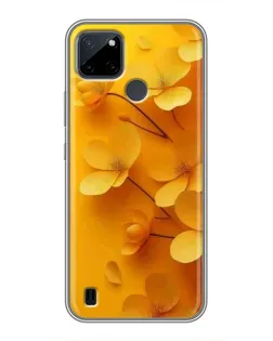 Чехол для Realme C12 с картинкой «Золотые лепестки» Чехол для Realme C12 с картинкой «Золотые лепестки»