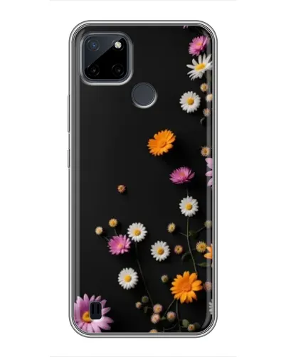 Чехол для Realme C12 с картинкой «Цветочная композиция»